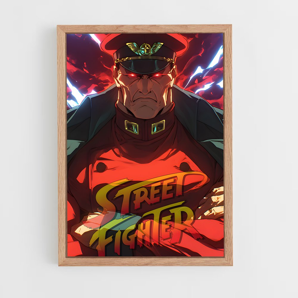 Poster Le Frappeur Roux – affiche Street Fighter (vue 4)